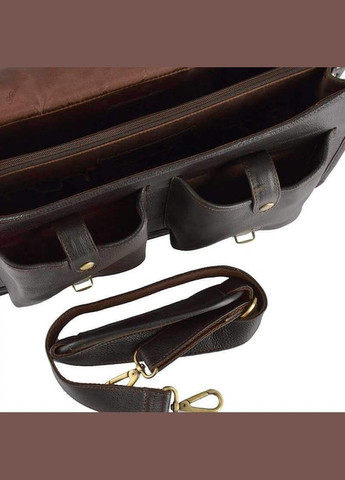 Портфель мужской кожаный 8190 Brown 17л (8190 BRN) Ashwood (335404525)