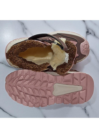 Зимові черевики на овчині для дівчинки, дутики на липучках, зимові хайтопи для дівчинки Tom.M (367049734)