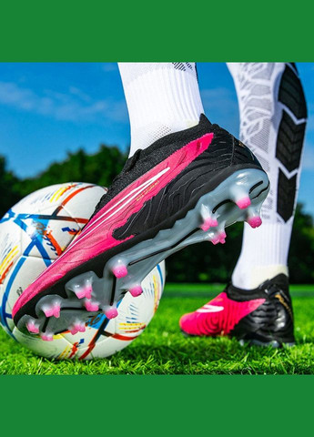 Красные футбольные бутсы No Brand без шнурков