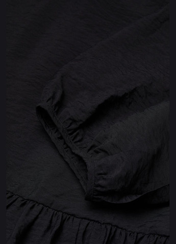 Черное кэжуал платье H&M однотонное