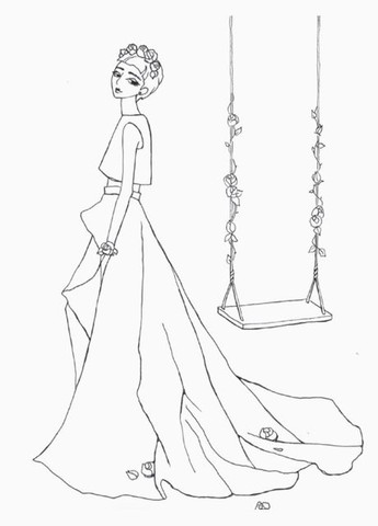 Книга Раскраскаантистресс для взрослых Книги для досуга girls fashion flowers Фэшн-раскраски Жорж (315035431)