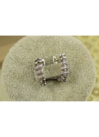 Серьги Пружина 1.6 см серебристые Xuping Jewelry (366432016)