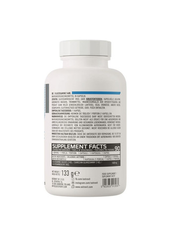 Препарат для суставов и связок Glucosamine 1400, 90 таблеток Ostrovit (296261425)
