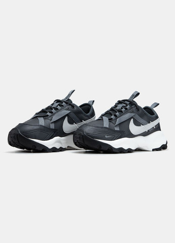 Черные всесезонные кроссовки мужские nike tc 7900 black white | найк тс 7900 черные белые No Brand