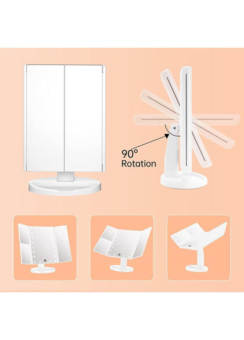 Дзеркало для макіяжу зі збільшенням Fascinate No Brand (363320187)