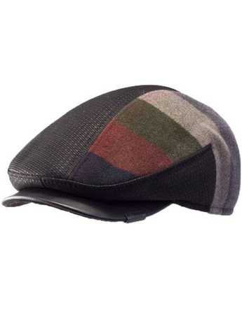 Кепка зимова комбінована чорна в клітинку (SC42442) Tesoro (295637902)