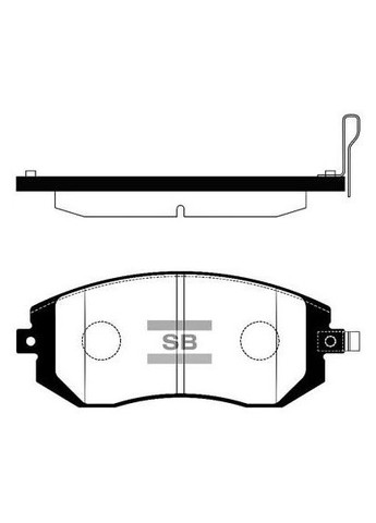 Колодки гальмівні дискові ПЕРЕДН SUBARU FORESTER (SG_) 2.0 2002.02-2012.12 HQ SP1367 HI-Q (362607633)