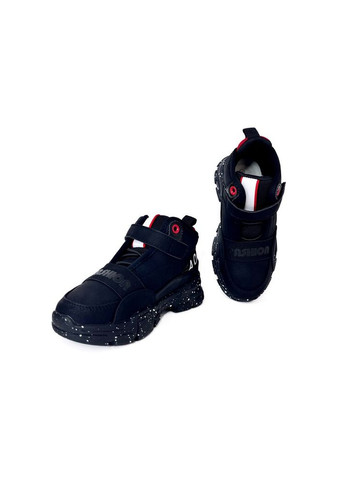 Черные демисезонные хайтопы 27 г 17,5 см черный артикул д362 Apawwa