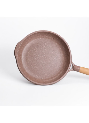 Алюминиевая сковорода 2,8 л с мраморным антипригарным покрытием Ø 28 см, толстое кофейное дно. MGC (367724628)