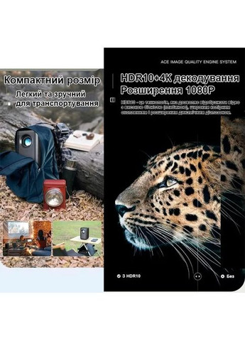 Проектор 4К Android 9.0 ZEEMR D1 Pro з Яскравістю 260 Люмен (D1 Pro B_8699) XPRO (392927088)