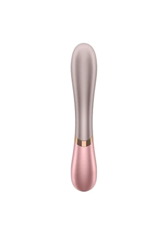 Подвійний смарт вібратор з функцією нагріву Hot Lover рожевий Satisfyer (347312824)