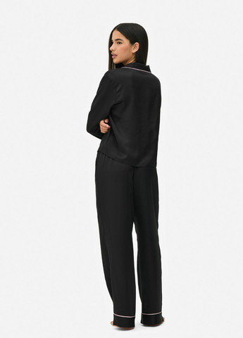 Черная всесезон пижамный комплект shortama cozy kurzer домашний комплект black (8147) Primark