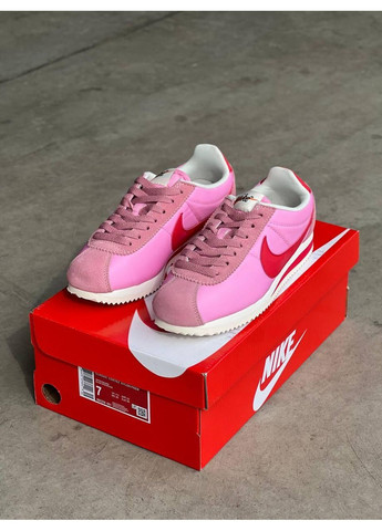 Розовые демисезонные кроссовки мужские nike cortez pink найк кортез No Brand