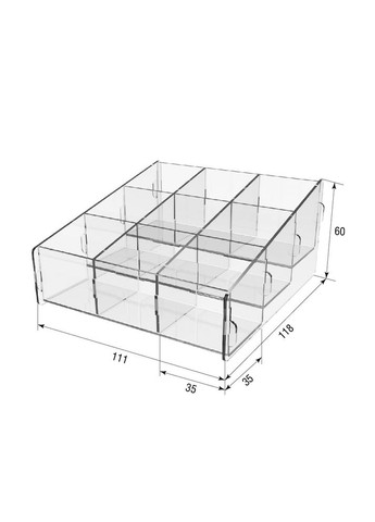 Органайзер для косметики 9 комірок Ekostar (367609468)