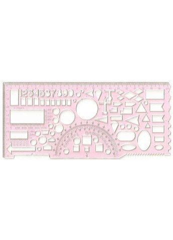 Лінійка 20см офіцерська прозорий пластик 0053 Irbis (363327574)