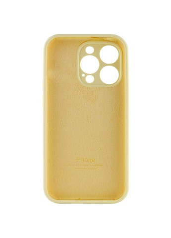 Чохол Silicone Case Full Camera Protective (AA) для Apple (6.7") Жовтий | Mellow Yellow Epik iPhone 15 Pro Max (301083570)