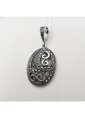 Кулон срібний з марказитом 4,32 г No Brand (369737722)