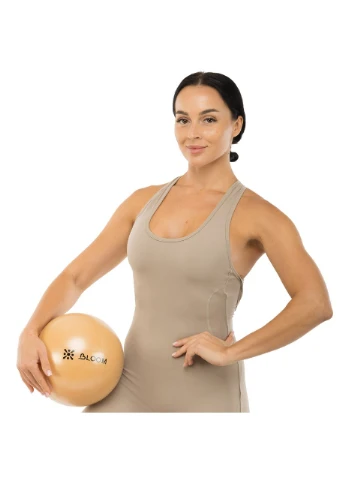 М'яч для пілатесу та йоги Mini Pilates Ball LB7000-20 (PVC, d-20см, коричневий) Bloom (361438630)