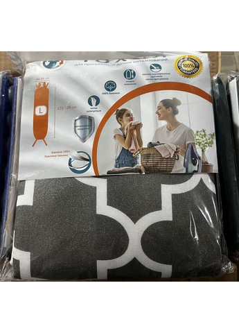 Чехол для гладильная доска L 128×48 см металлизированная ткань (L48M-005U) Laundry (365877324)