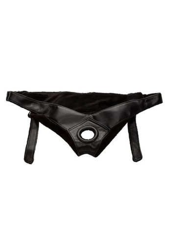 Трусики для страпона Universal Love Rider Platinum Harness, кожзам, черные California Exotic (331169209)