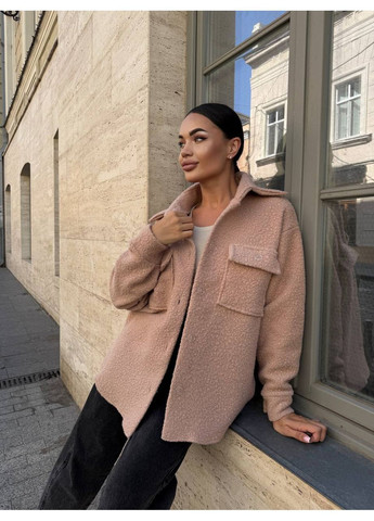 Сорочка тепленька барашек букле шерсть,з кишенями на ґудзиках Україна (362189237)