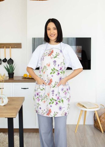 Фартух водовідштовхувальний "Польові квіти" 75х55 см. Homedec - (295655402)