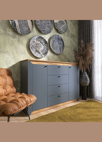 Комод в спальню Нордик1400 140х38х95 см (EVR-5532) Еверест (311684703)