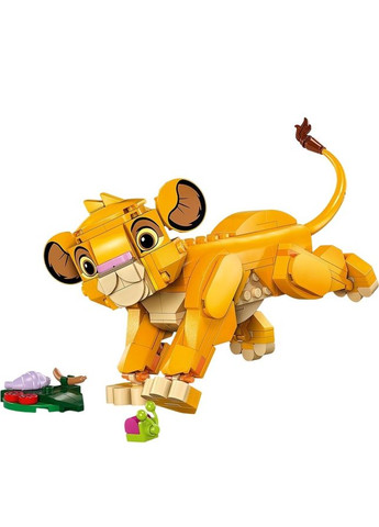 Конструктор Disney Classic Левеня Симба 222 деталі (43243) Lego (322912907)