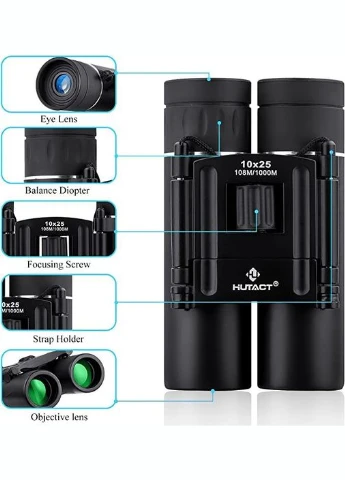 Дитячий бінокль HUTACT 10 x 25 маленький і легкий No Brand (301349529)