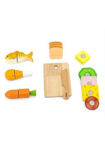 Іграшкові продукти Toys Обід 44542 набір дерев'яних продуктів іграшок Viga (317619364)