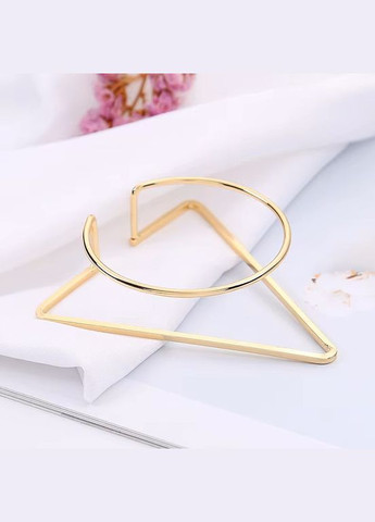 Тримач для ганчіркової серветки Triangle на стіл золотого кольору для серветок REMY-DECOR (301088595)