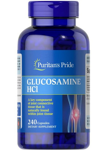 Puritan's Pride Glucosamine HCL 680 mg 240 Caps Puritans Pride (282927236)