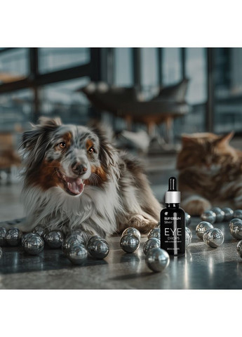 Капли глазные Сильвер с коллоидным серебром для котов и собак, 30 мл (9101) Superium (362444657)