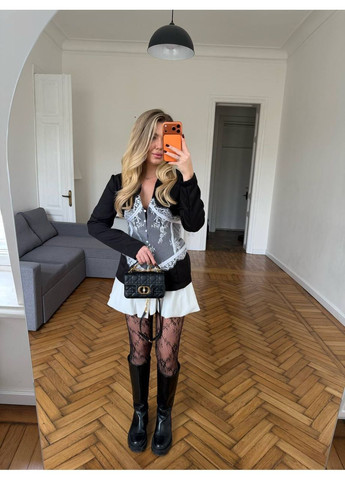 Піджак з ажурним гіпюром костюмка No Brand Б1467-3016 (369402790)