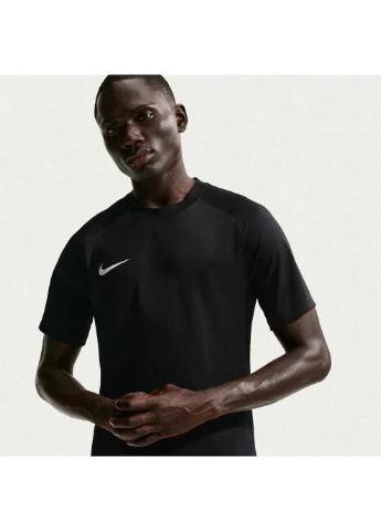 Черная мужская футболка m df park viii jsy ss черный Nike