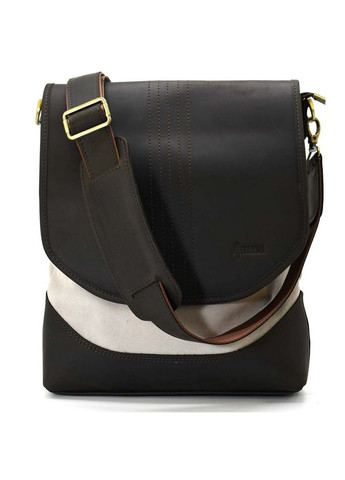 Мужская кожаная сумка через плечо 34х28х6 см TARWA (315873426)