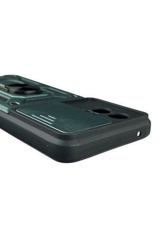 Чохол для G72 броньований з кільцем-тримачем підставкою зі шторкою на моторола г72 зелений rg1 Motorola (366389545)