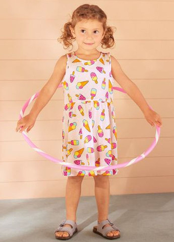 Рожева бавовняна трикотажна сукня Lupilu (362695566)