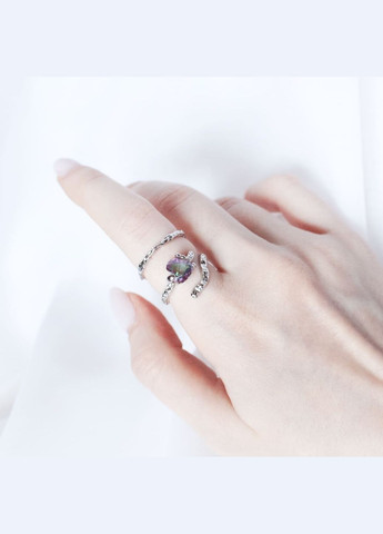 Кольцо Сердцебиение необычное фэнтезийное с камнем-хамелеоном причудливое кольцо в стиле харадзюку сказочное панк альт винтаж No Brand (311222938)