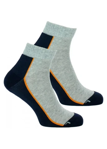 Серые носки stripe quarter grey (2 пары) 781009001-870 Head (398007726)