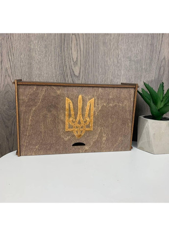 Чоловічий подарунковий набір шкіряний гаманець портмоне і пояс ремінь в чорний коробці. No Brand (351536568)