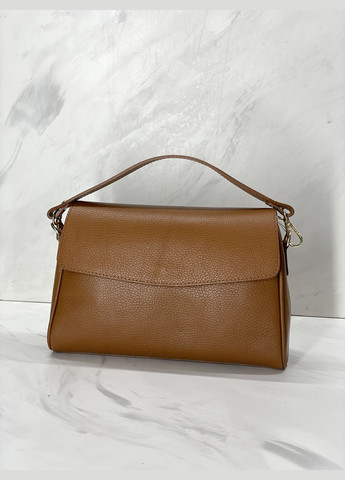 Сумка женская Италия, натуральная кожа, минимализм, 2 ремешка Virginia Conti Кросбоді (338257328)