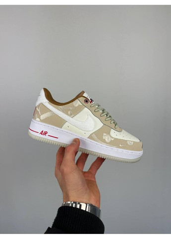 КРОССОВКИ ЖЕНСКИЕ NIKE AIR FORCE 1 07 LX FD4341-101 НАЙК АИР ФОРС 1 ПРЕМИУМ No Brand бежевые демисезоны (367169523)