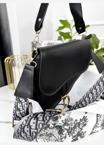 Сумочка Діор сідло – в Еко шкірі чорний No Brand (322417443)