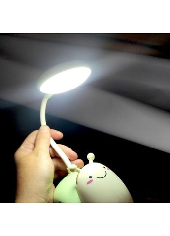 Светодиодная лампа УЛИЦА MIC розовый для детей ночник с аккумулятором и органайзером для ручек ProDobro (367091312)