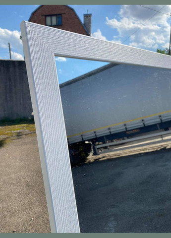 Дзеркало в повний зріст в прямій рамі кольору бланко на ніжці 180 х 60 см No Brand (333823490)