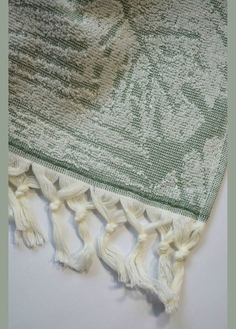 Полотенце пляжное пештемаль 90 х 170 см, Filipin Pupilla оливковый