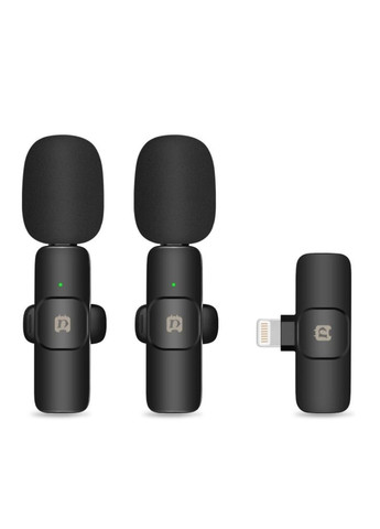 Бездротовий петличний мікрофон для iphone puluz pu3150b 2в1 No Brand (282648539)