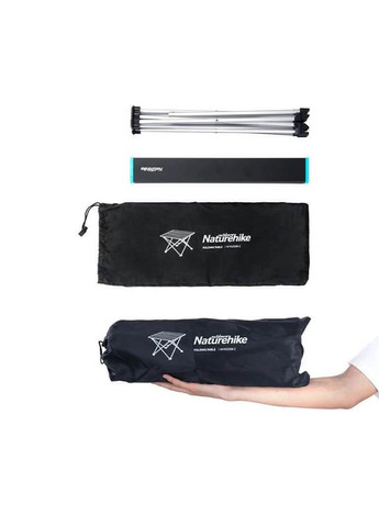 Стол раскладной NH19Z008-Z Размер S 41х34.5х29 см серый (6927595737293) Naturehike (335406496)
