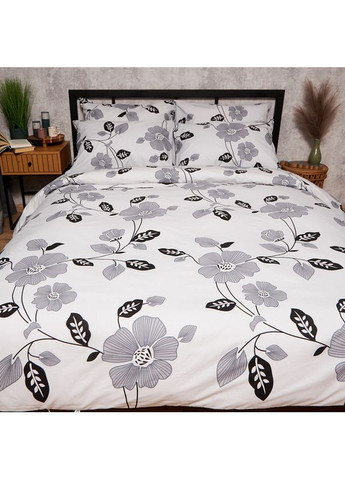 Комплект постільної білизни Бязь Gold Люкс євро 200х220 наволочки 2х70х70 (MS-820009427) Moon&Star Misty Petals (356115452)